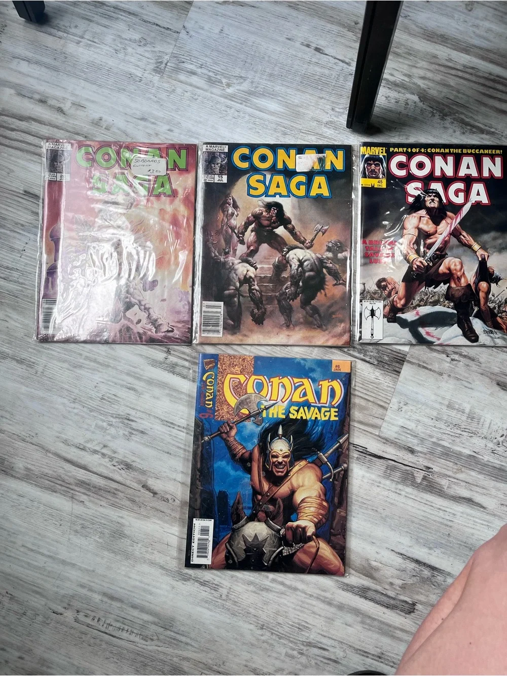 HUGE lot of the savage sword of Conan vintage magazines